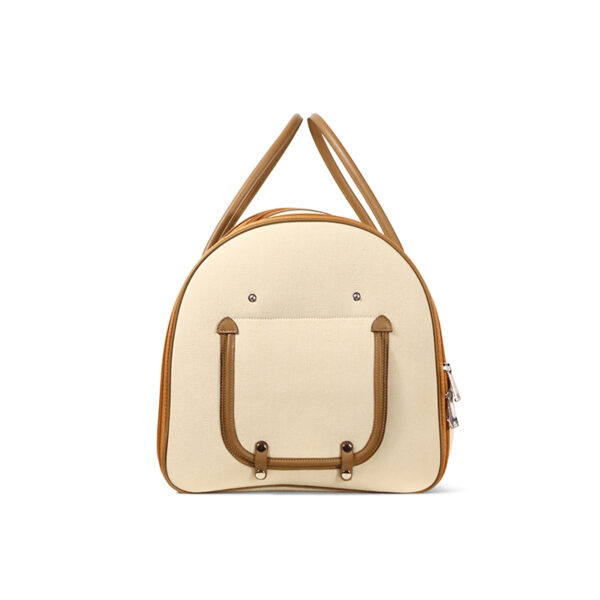 swift cowhide and canvas pet bag - Image 8