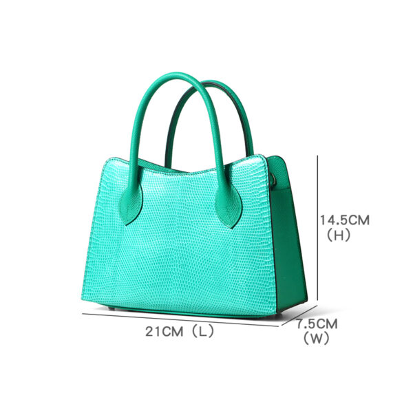 lizard skin crossbody handbag