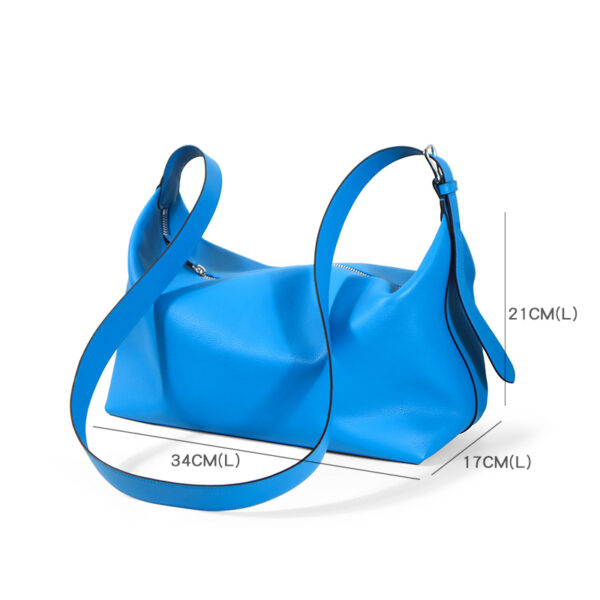 Handmade high-quality evercolor cowhide crossbody bag