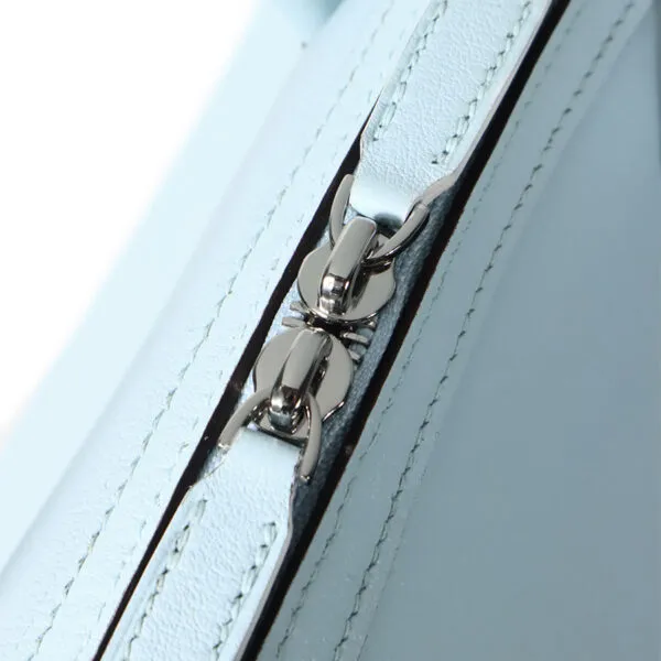 swift leather cylindrical women's underarm bag （zipper）