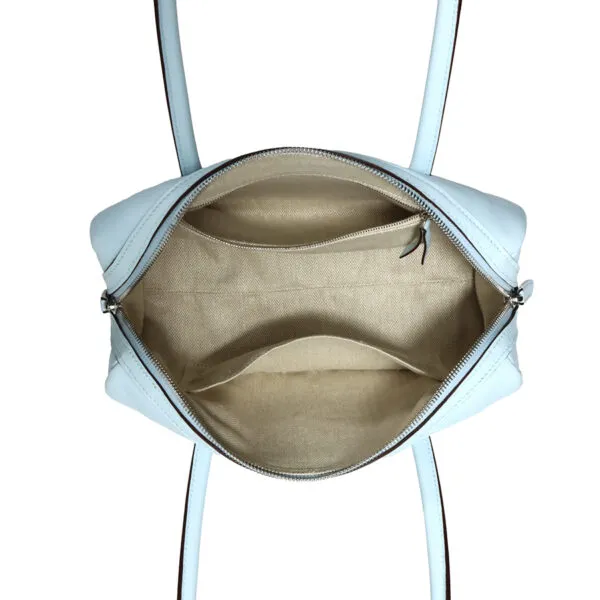 Internal swift leather cylindrical women's underarm bag