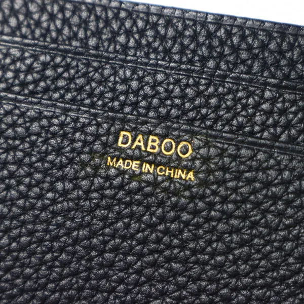 logo togo leather unisex card holders