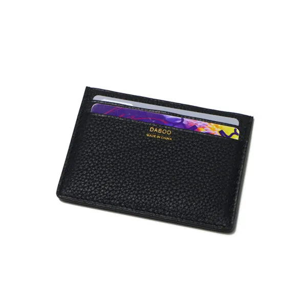 togo leather unisex card holder