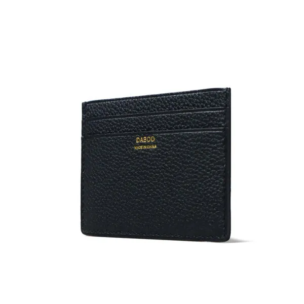 Front and side togo leather unisex card holders