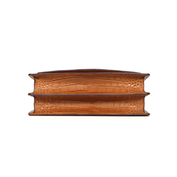 Fashionable flip-top magnetic clasp crocodile bag - Image 8