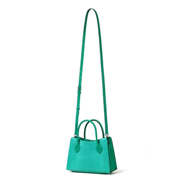 lizard skin crossbody handbag