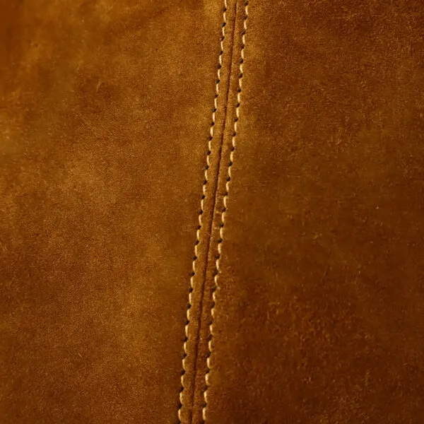 Large-Capacity Suede Crossbody Shoulder Bag - Suede Texture Close-up